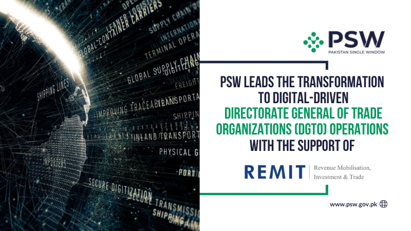 Ministry of Commerce Initiates Digital Transformation of DGTO in Collaboration with PSW and ReMIT